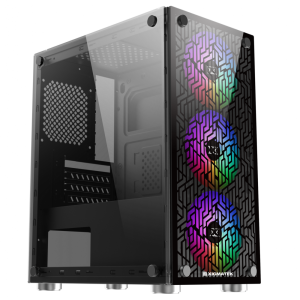 Vỏ case Xigmatek NYX 3F, 3 Fan LED, 2 Mặt kính